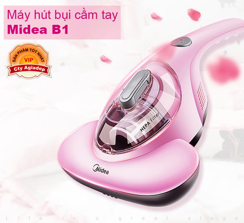 Máy hút bụi cầm tay Midea B1 xịn - Hút bụi chăn giường đệm sofa v.v mạnh mẽ tiện lợi