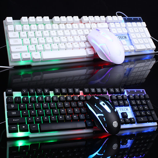 [Tặng chuột chơi game giá 100k] Bàn phím máy tính G21- bàn phím cơ - bàn phím gamming trang trí led siêu đẹp dành cho game thủ, phím nhẹ êm tay