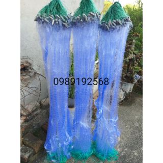Lưới đánh cá 3 lớp cao 1,2m dài 90m măt lưới 6cm- 8cm- 10cm đánh cá từ 400g đến 3kg