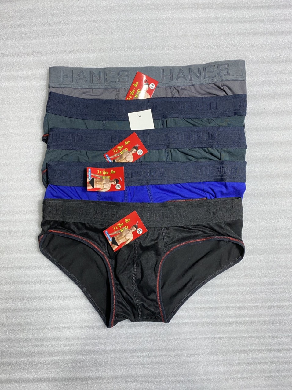 Combo 5 Quần lót nam cao cấp vải Cotton co giãn 2 Chiều -Quần lót nam tam giác cotton - đồ lót nam - quần xì nam -quần xịp, sịp nam