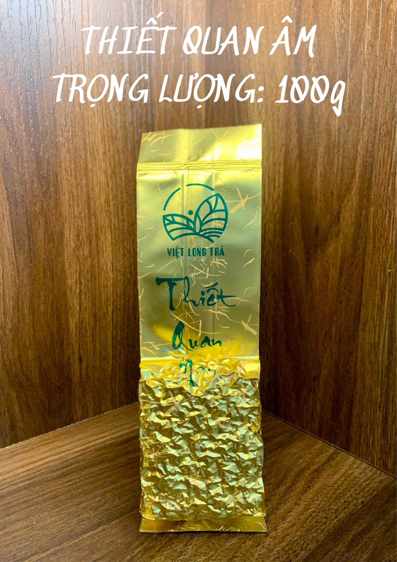 Trà thiết quan âm - organic tea - 100g - việt long trà