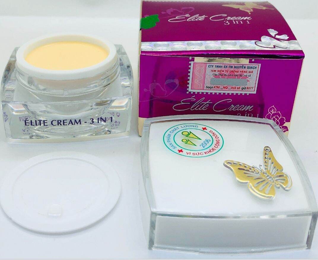 Kem con bướm Nguyễn Quách, kem bướm vàng 3in1 mụn, thâm nám, tái tạo da