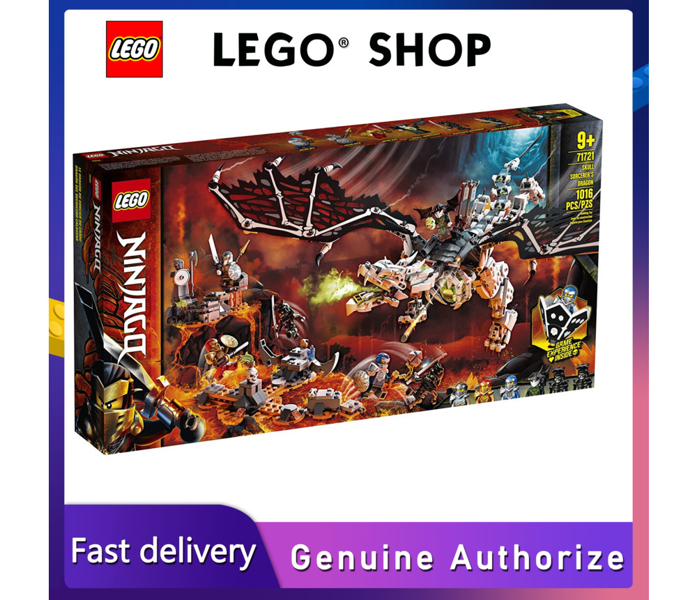 Lego ninjago skull magic dragon 71721 ninja dragon set gồm búp bê đồ chơi chiến binh, mới vào năm 2020 đảm bảo chính hãng từ đan mạch