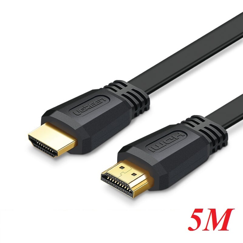 Ugreen 50821 5m màu đen cáp tín hiệu hdmi dẹt ed015