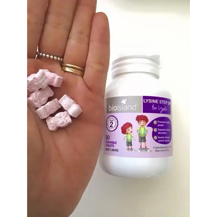 - Viên uống Lysine Bio island Úc tăng chiều cao cho trẻ từ 6 tuổi trở lên 60 viên