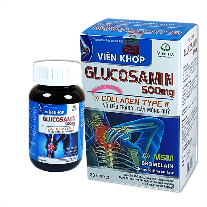 viên uống Glucosamin 500 mg - Giải Pháp Mới Cho Khớp Của Bạn , bổ sung dịch khớp giúp cho xương khớp vận động di chuyển dễ dàng.