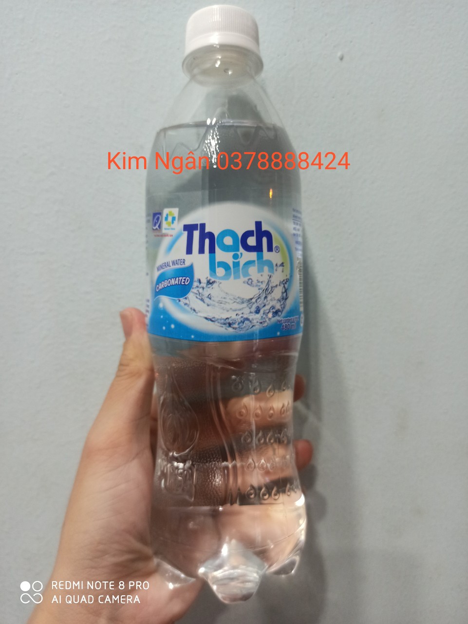Nước khoáng mặn gó gas Thạch Bích lốc 6 chai