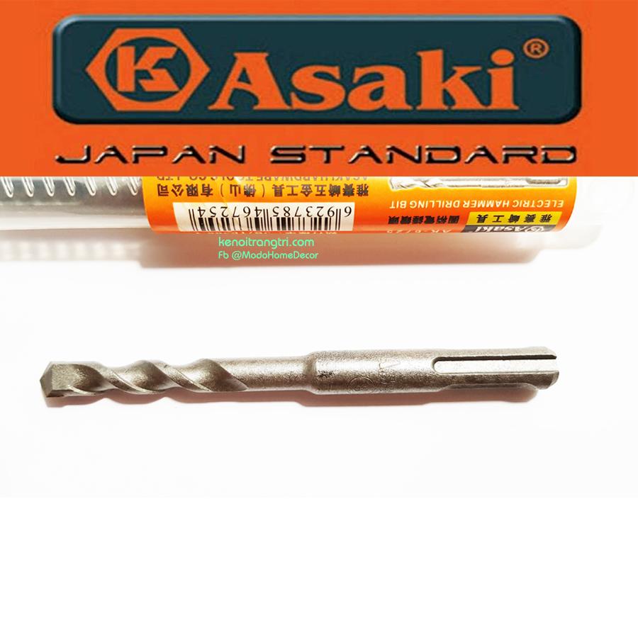 Mũi khoan đuôi gài asaki ak-6725 size 8 * 110 mm