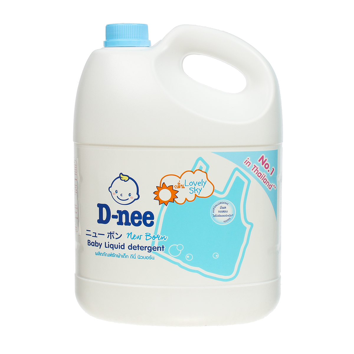 Nước giặt xả Thái lan Dnee 3000ml Lưu Hương Thơm suốt 24h - Giao màu ngẫu nhiên