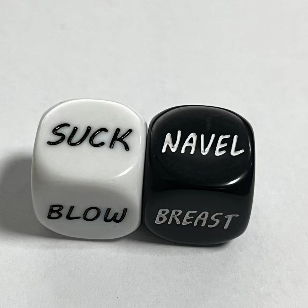 Bộ 2 viên trò chơi xúc xắc xí ngầu black & white vui nhộn - d03_bbw_02