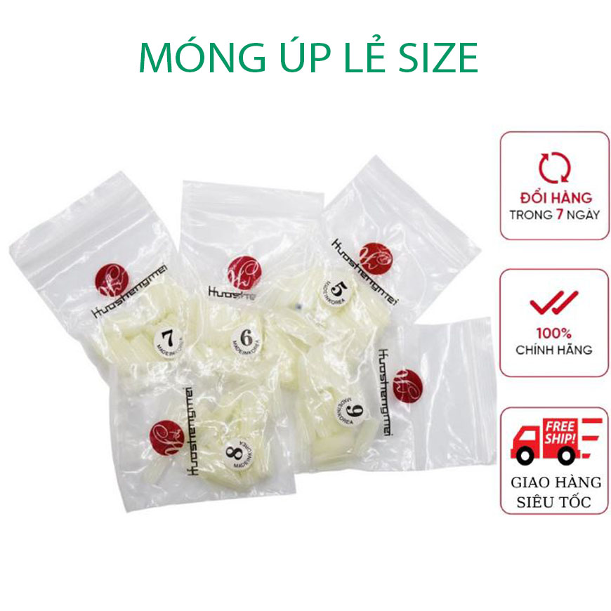 Móng Úp Hsm Lẻ Size 56789 - Móng giả làm nail móng đẹp chuẩn form