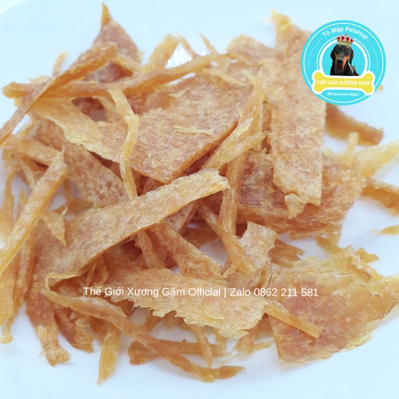 Snack bánh thịt thơm ngon cho chó mèo