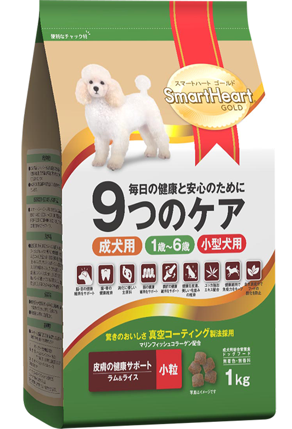 Thức ăn hạt SmartHeart Gold dành cho chó Trưởng Thành giống nhỏ - Vị Cừu và Gạo 1 kg