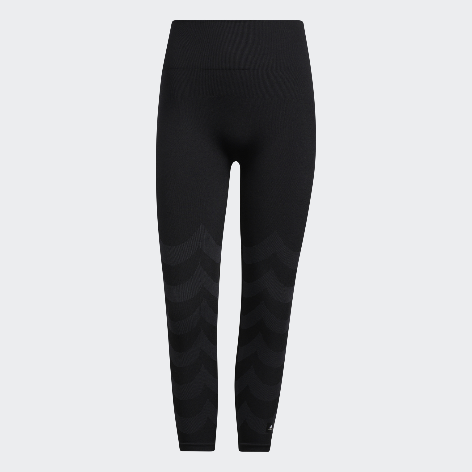 Adidas training quần bó 7/8 aeroknit marimekko nữ màu xám gu9527