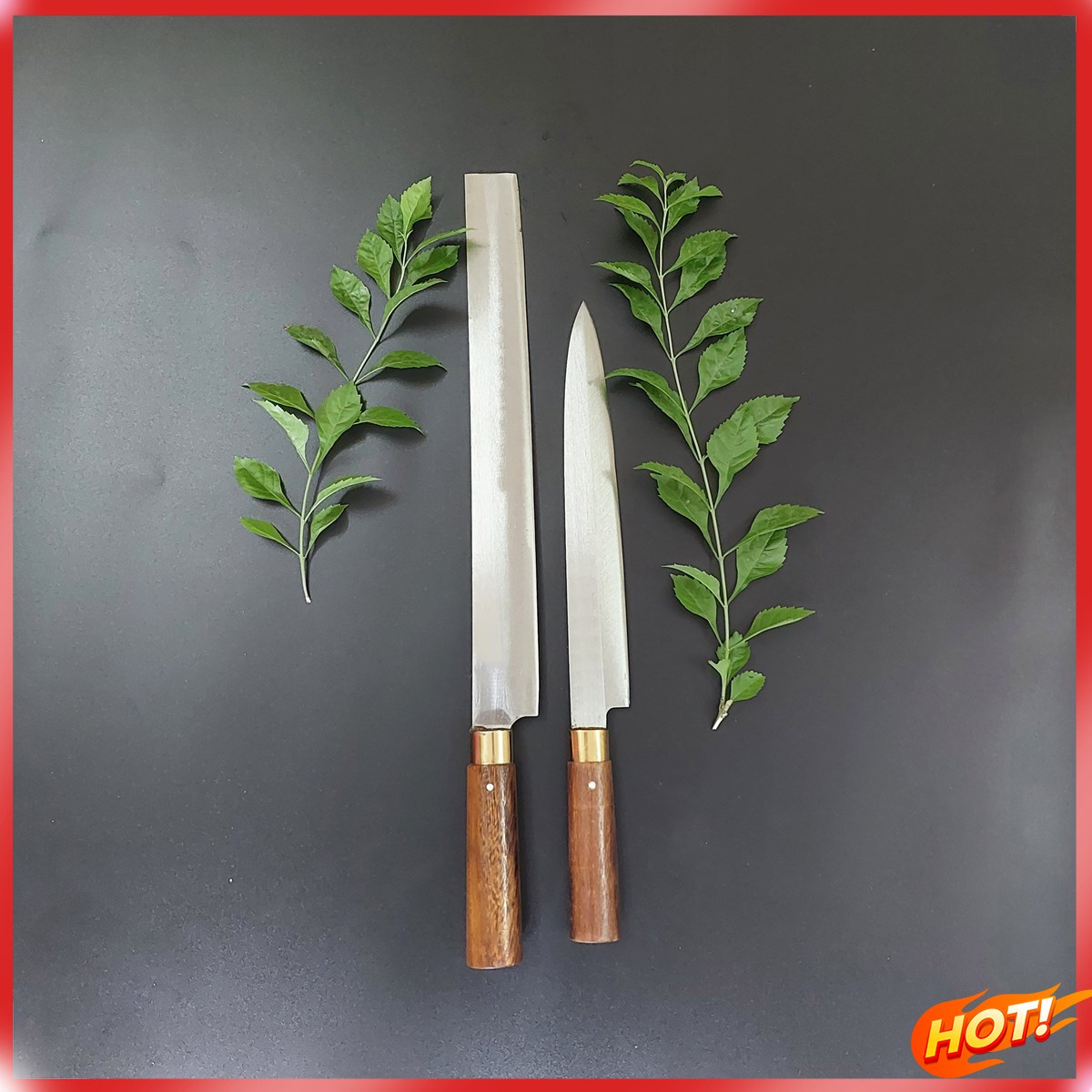 Dao sashimi thái thịt cây, bánh mỳ thép nhíp 53cm