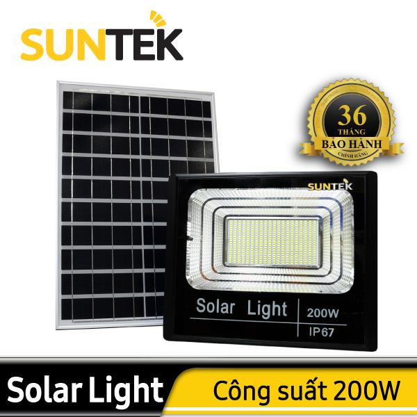 Đèn năng lượng mặt trời suntek 200w - stk200w - bảo hành 36 tháng