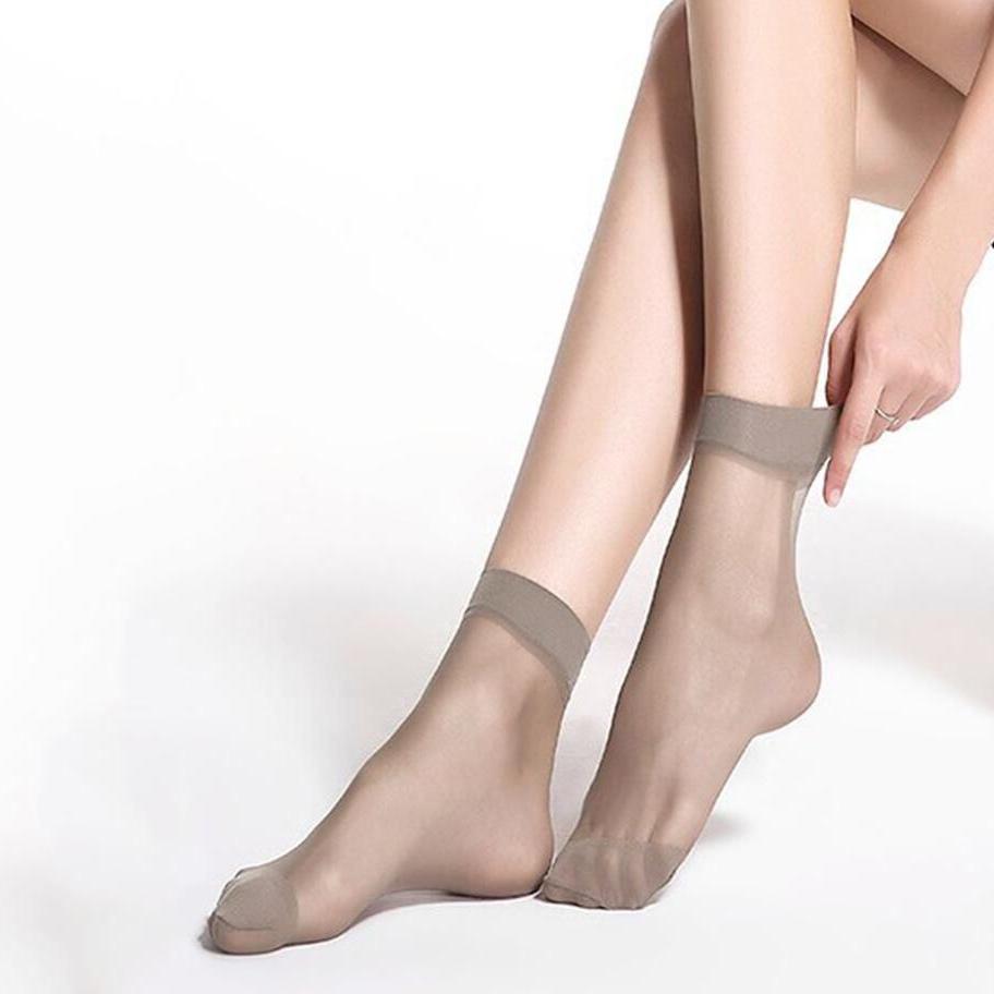 Bộ 10 đôi tất da chân nữ loại ngắn loại tốt, dai khó rách hay xước M76
