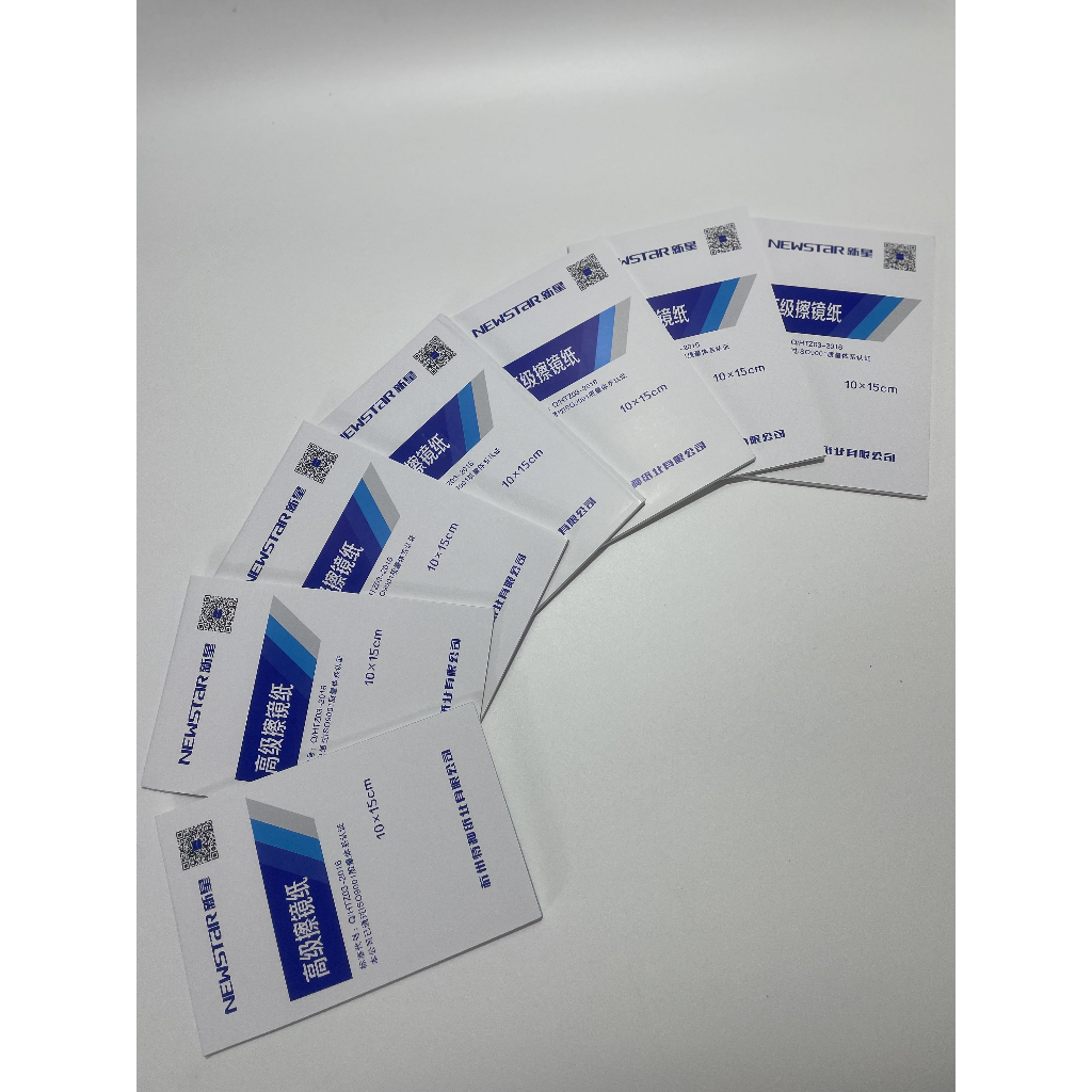 Giấy lau kính - Giấy lau kính hiển vi - Giấy lau lens Newstar 10x15cm