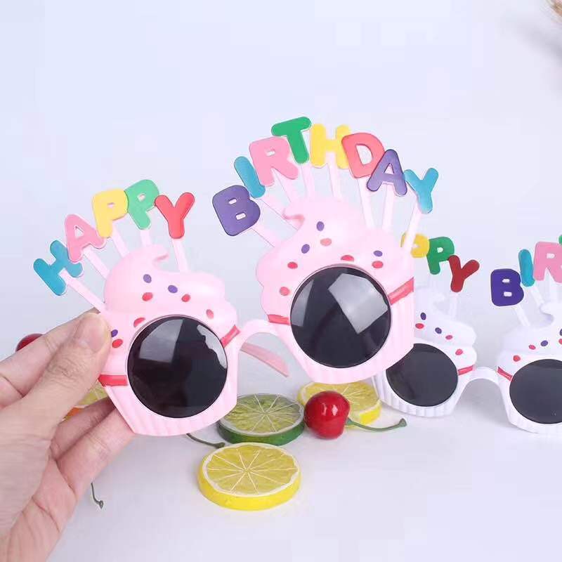 Kính mắt HPBD - Trang trí bánh sinh nhật bánh kem