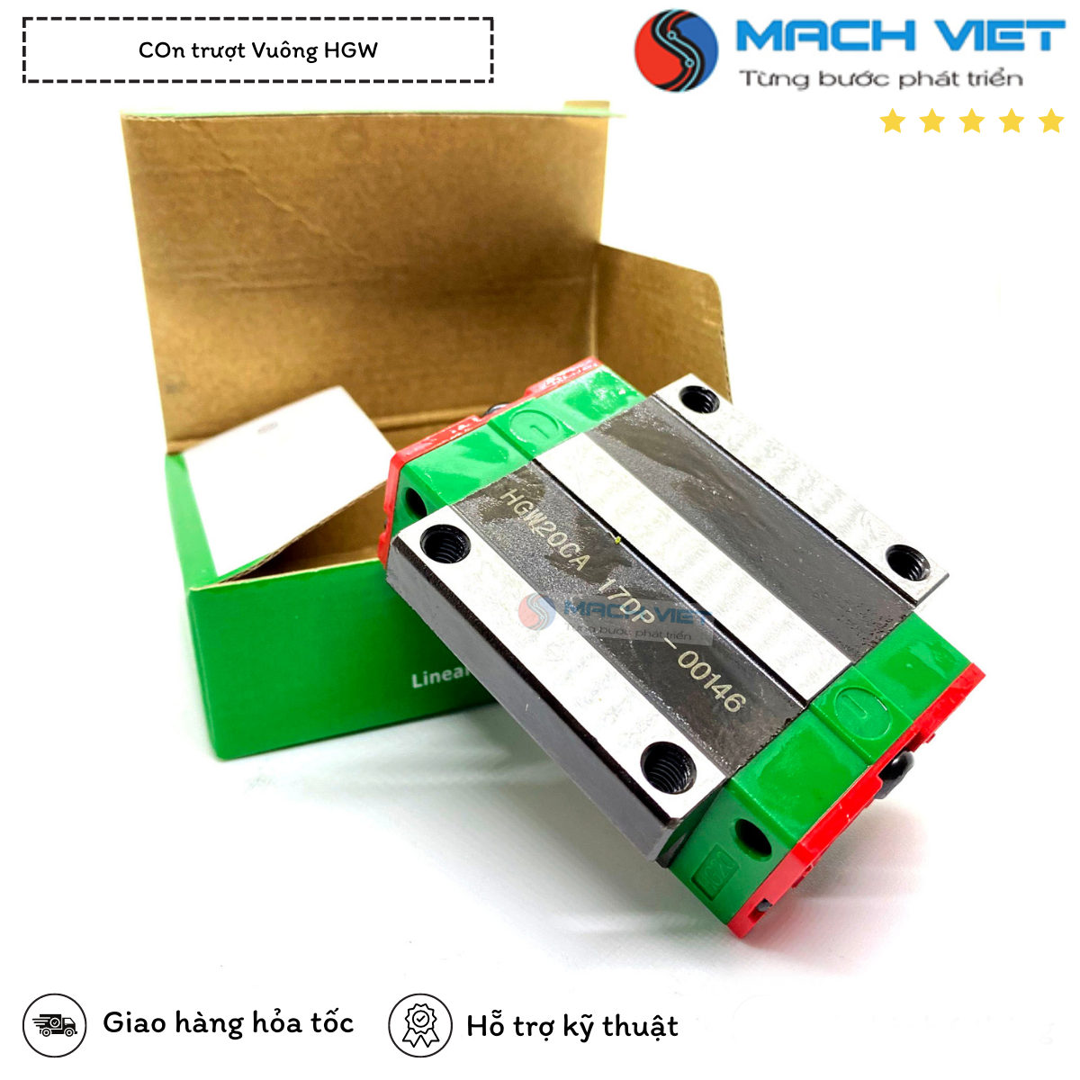 Con trượt vuông có cánh HGW xxCC từ HGW15CC đến HGW25CC Trung Quốc