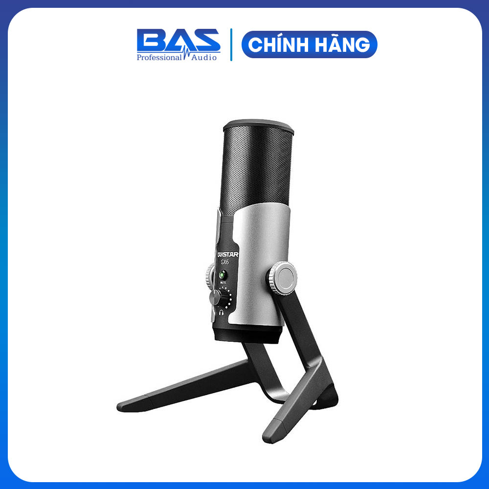 Micro thu âm USB chuyên nghiệp, thu âm studio, livestream, streaming, micro gaming Takstar GX6