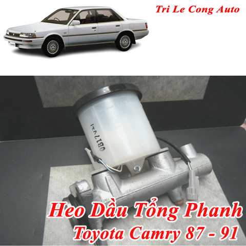Camry 87-91 Tổng phanh Toyota Heo dầu thắng cái đời 1988 1987 1989 1990 trên bộ sin cuppen abs 2.0 số sàn MT AT tự động