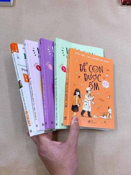 Sách - combo 5 cuốn nuôi con không phải cuộc chiến + để con được ốm + ăn dặm bé chỉ huy