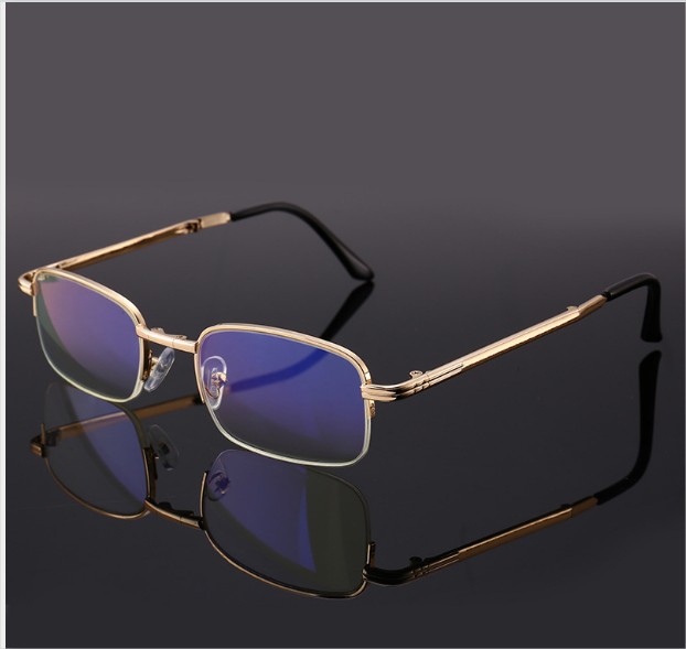Kính lão thị viễn thị gập gọn trung niên tặng kèm bao da Nhật bản siêu bền siêu gọn sản phẩm đã được kiểm chứng, gọng gold chống bay màu