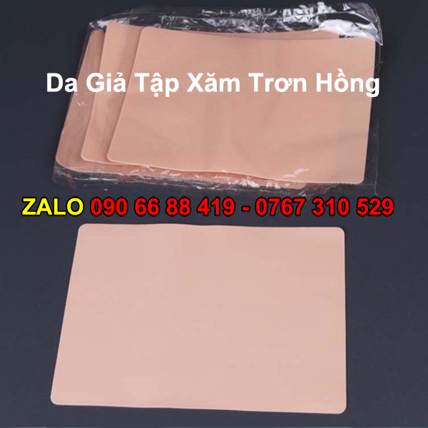 Da giả trơn Hồng tập phun xăm điêu khắc - Da Hồng trơn giả học phun xăm - Da tập phun xăm điêu khắc Hồng trơn