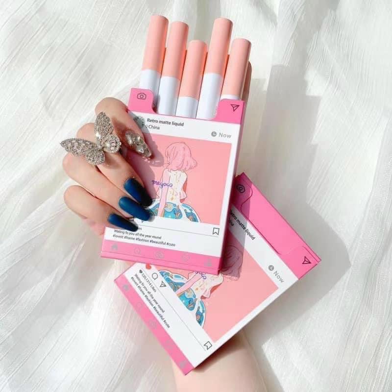 Set son 5 cây muge leen cô gái siêu xinh,bền màu lâu trôi