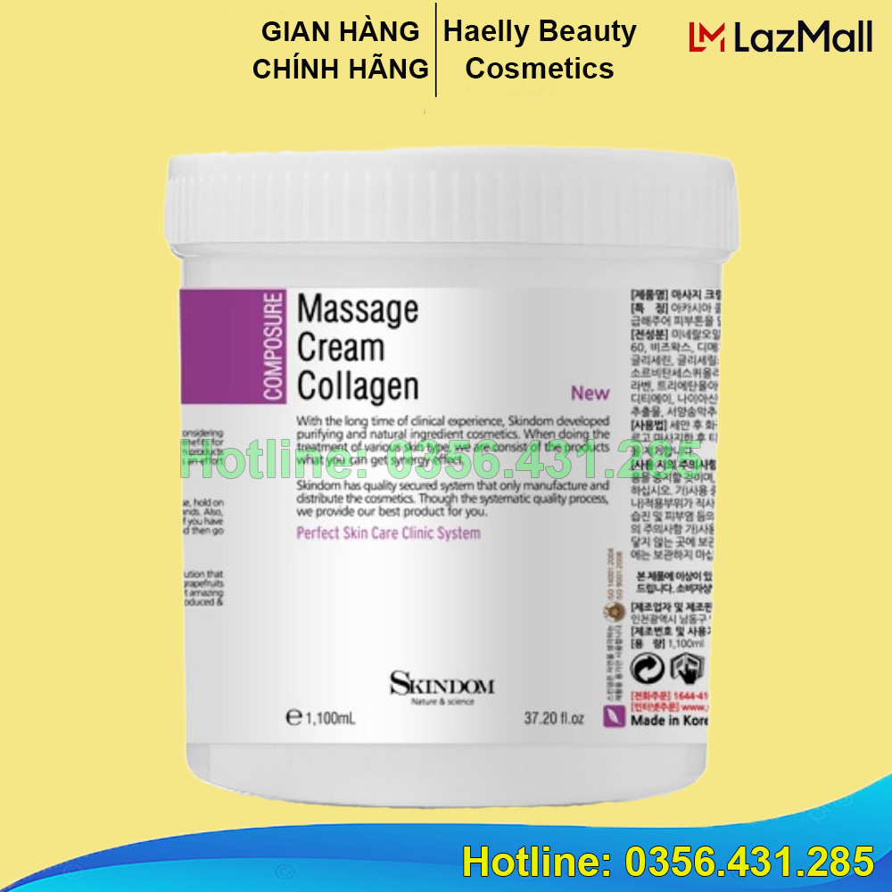 Kem Massage Collagen Skindom 1100g