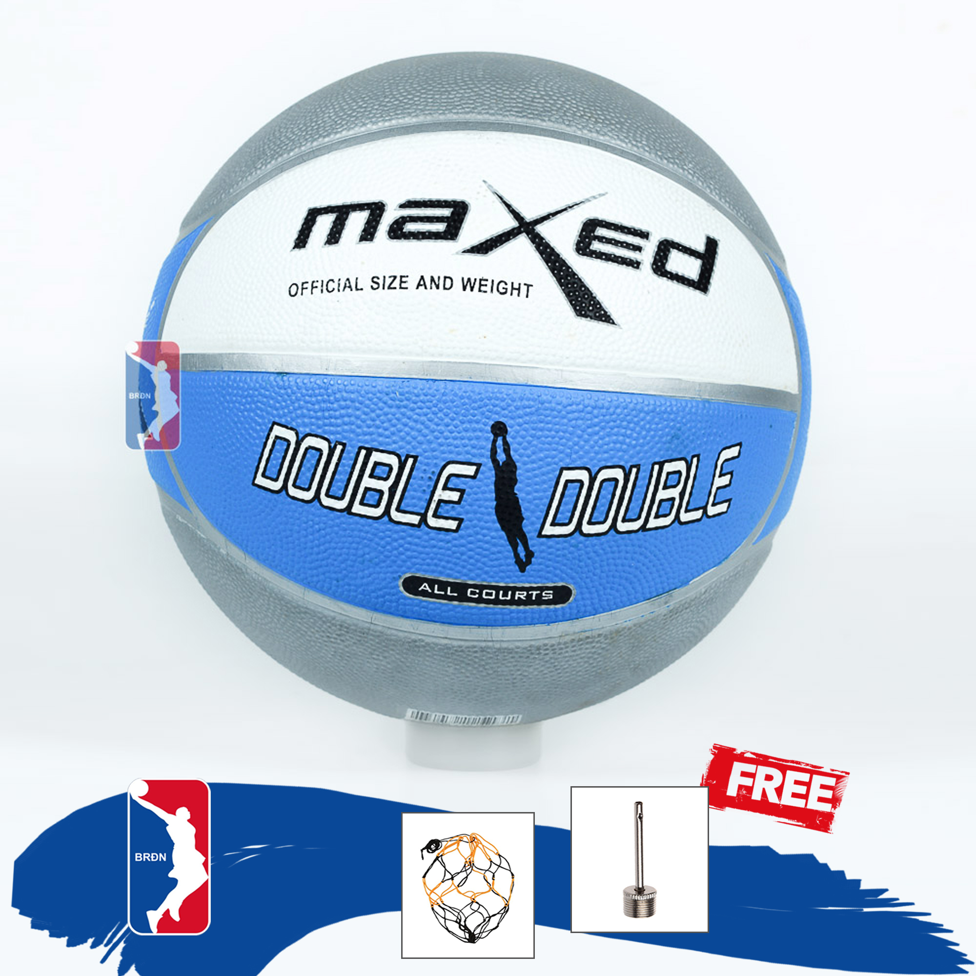 Quả Banh Bóng Rổ Double Double Maxed - Size 7 - Chuyên sân outdoor