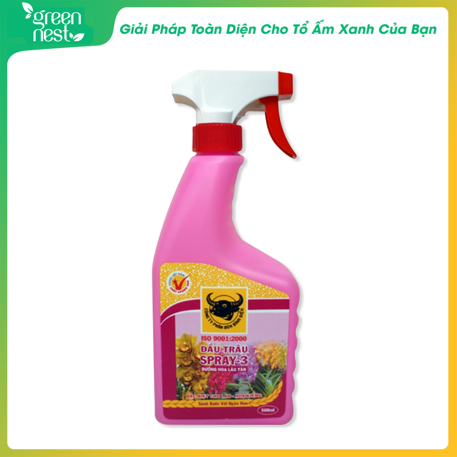 Phân Bón Lá Cao Cấp Đầu Trâu Spray 3 500ml Chai- Chuyên Hoa, Cây Kiểng