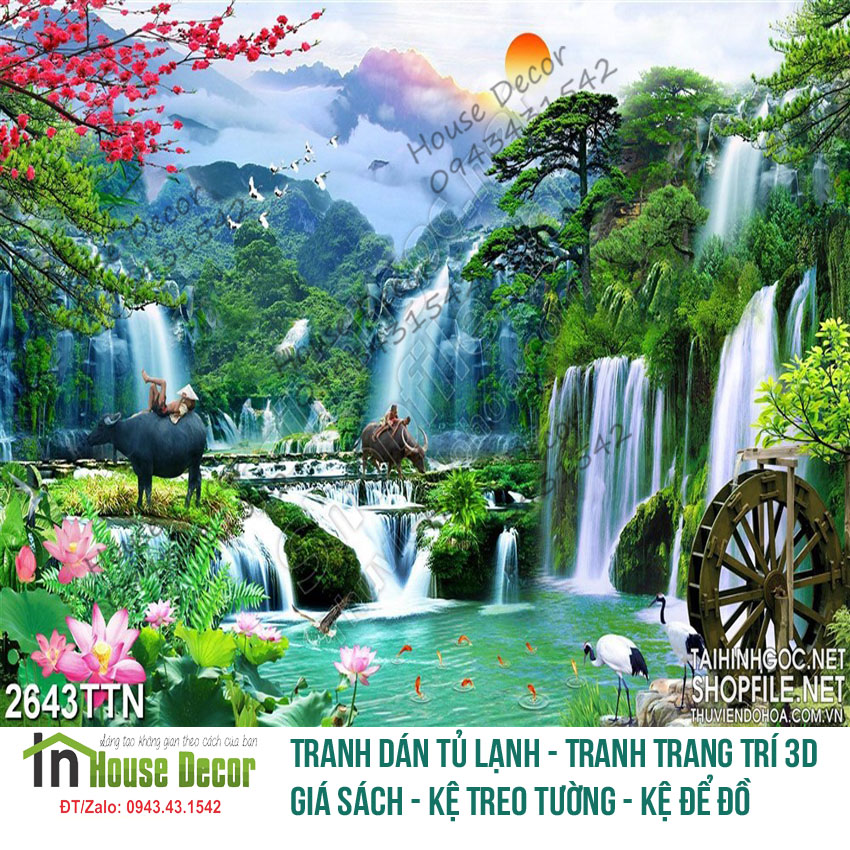 DECAL dán tường, phòng bếp, phòng ngủ, phòng khách, phòng cho bé, phòng làm việc, Decal đẹp ,tranh dán tường 2643TTN
