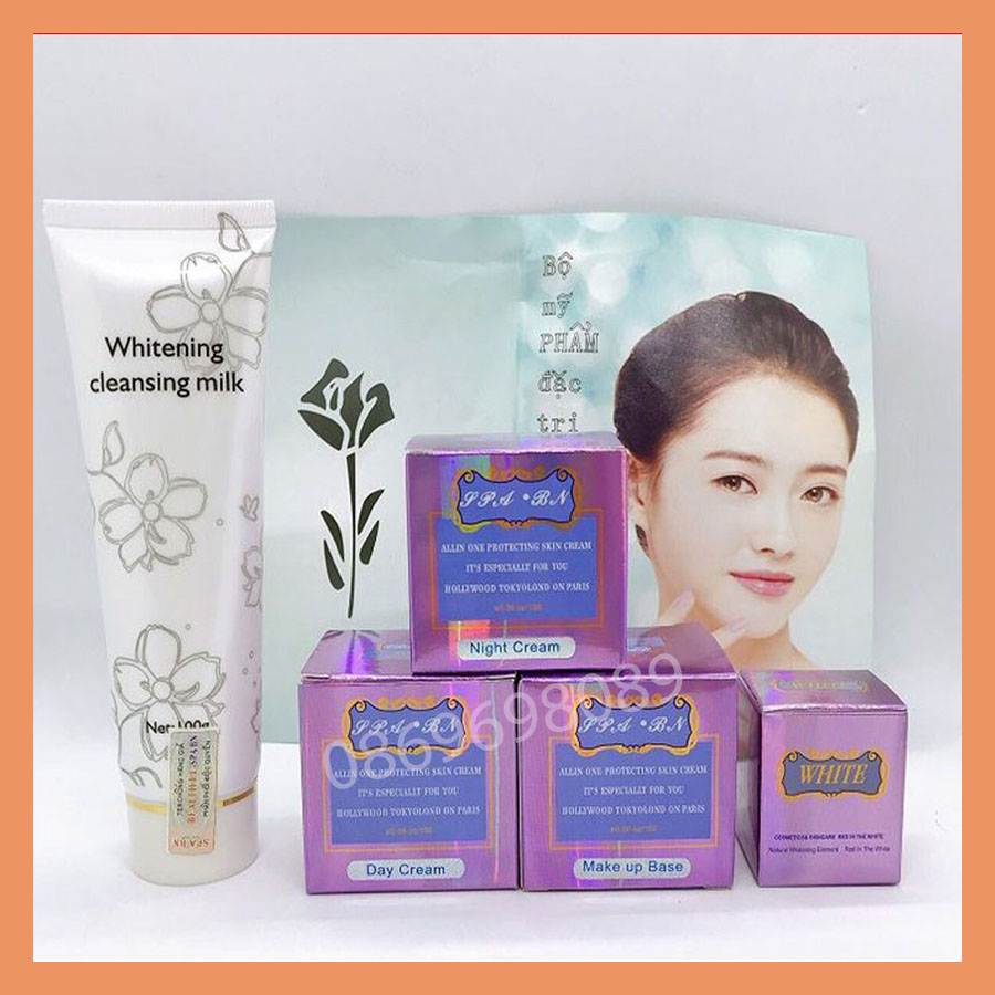 Bộ mỹ phẩm Spa BN 4 sản phẩm tặng kèm bộ dùng thử