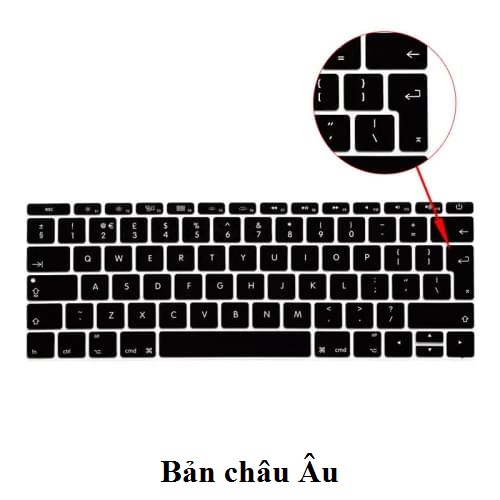 Lót phím silicon cho Macbook bản Châu Âu