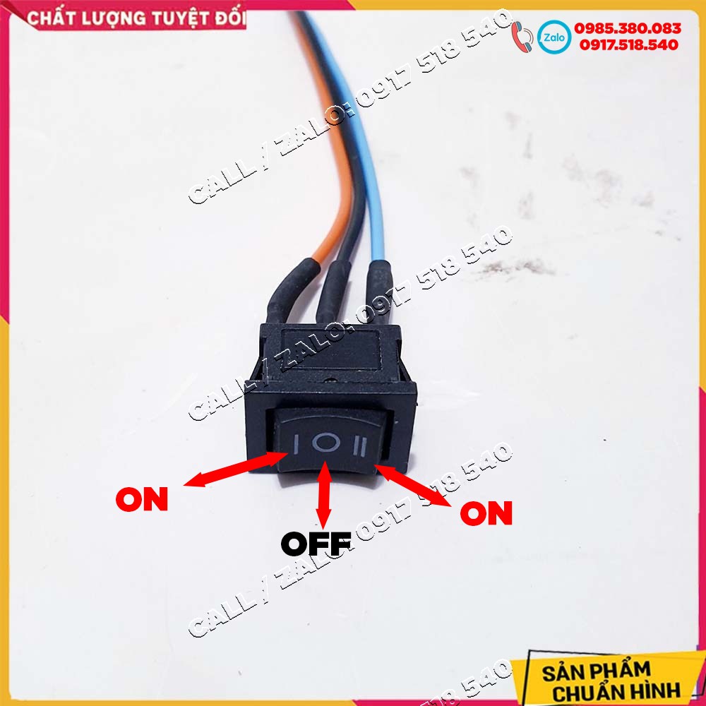 Combo 5 công tắc bập bênh 3 chế độ on - off - on