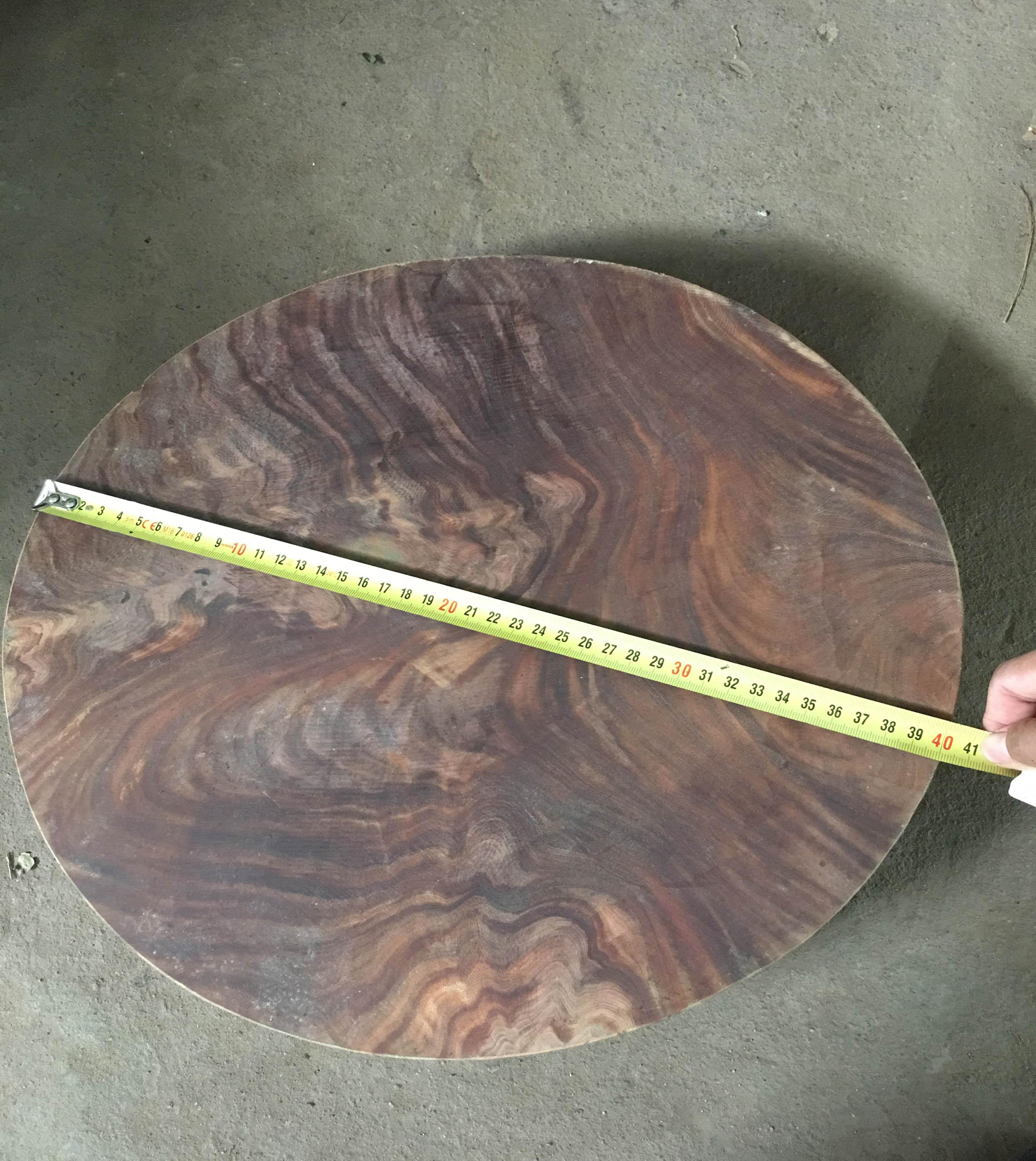 Thớt Gỗ nghiến Đường Kính 39-40cm Dày 4.5-6cm