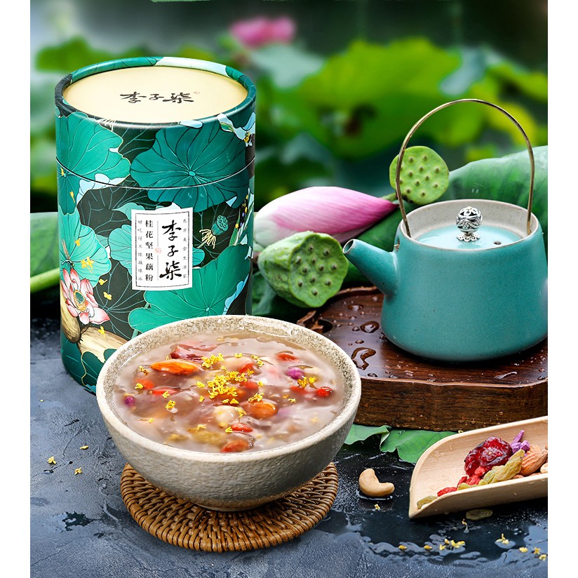 Bột sen dưỡng nhan lý tử thất 258gr/ bột củ sen mix hạt hoa quả