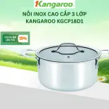[Voucher 15%] Nồi inox cao cấp 3 lớp Kangaroo KGCP18D1