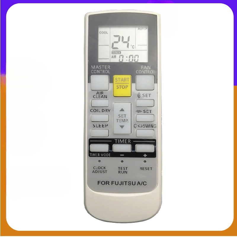 Điều khiển điều hòa fujitsu inverter dài·-model: ar-rae2u