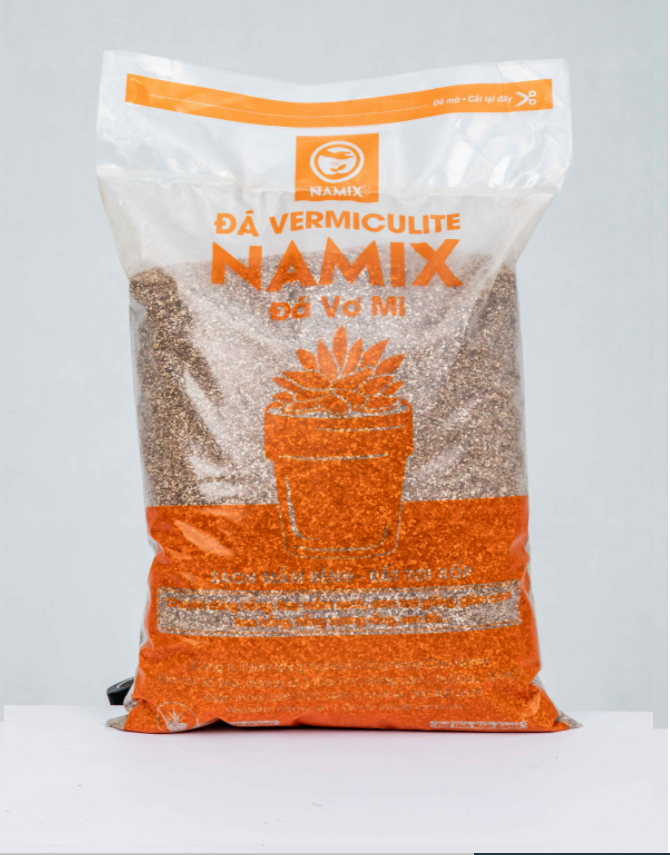 Đá Vermiculite Namix - dùng trộn giá thể trồng cây mọng nước, sen đá, xương rồng, bonsai, ươm mầm, trồng rau mầm, nhân giống...