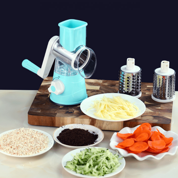 Máy thái hành tỏi, xả đa năng 3 in 1, máy nghiền rau củ quả ,xay nghiền gia vị, các loại hạt, đậu phộng, đậu đỏ, nghiền bánh cho bé, bộ dụng cụ bếp cho gia đình nhiều tiện ích hơn máy xay tỏi ớt kéo dây