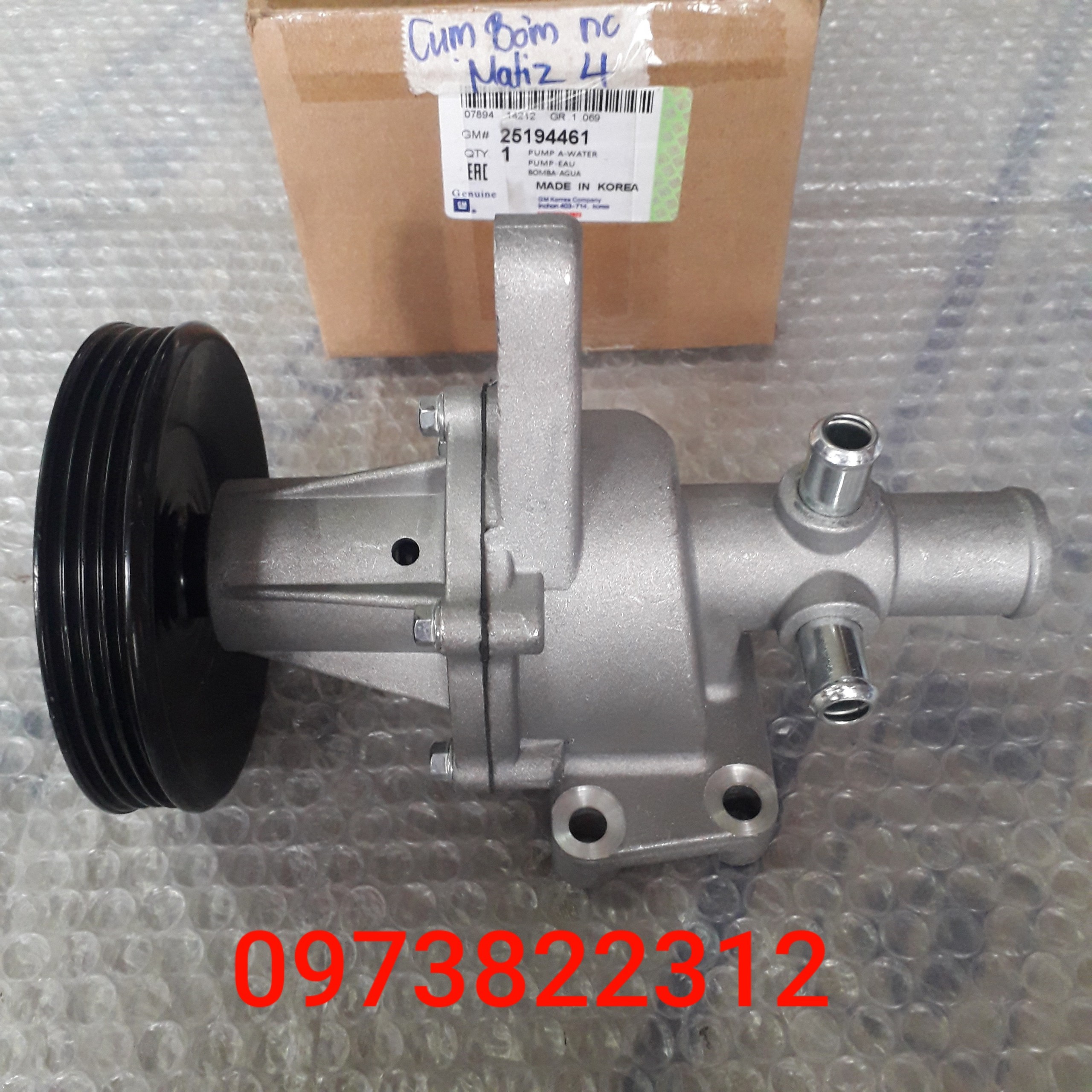 Bơm nước spark m300, gentra x, matiz 4 oem