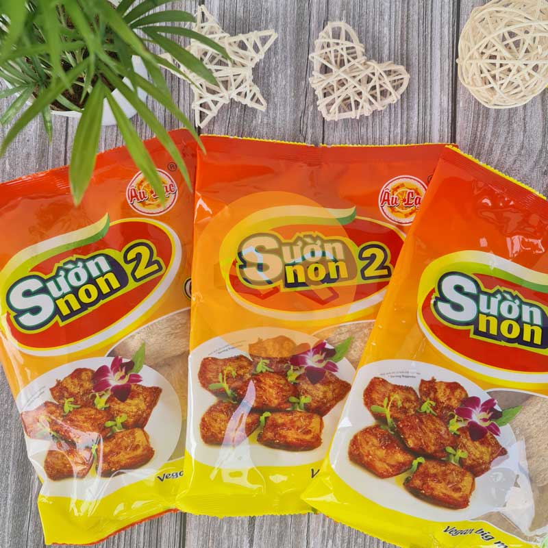 Sườn non chay Âu Lạc (loại 2) 100g - thực phẩm chay ngon nấu món chay