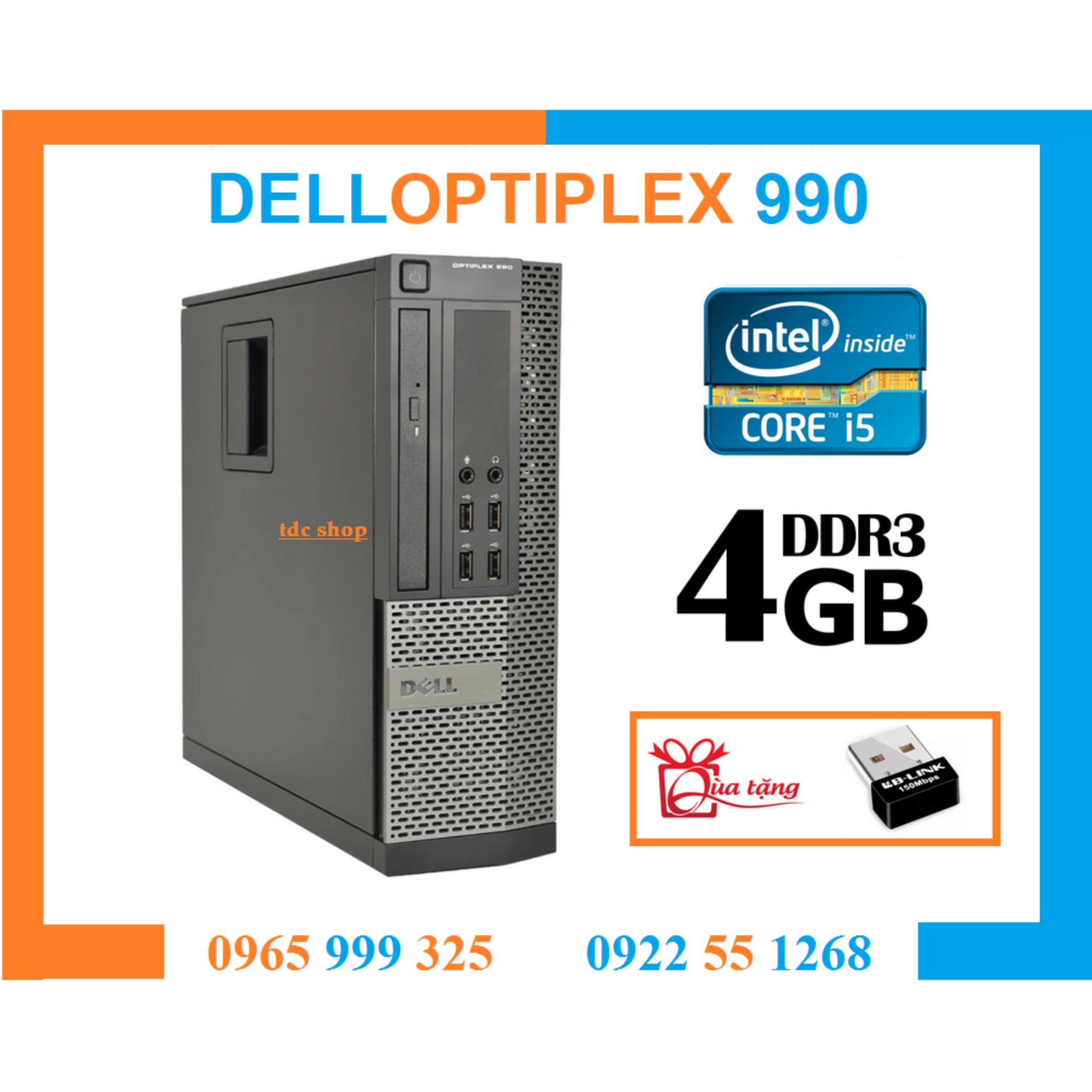[Trả góp 0%]Cây máy tính để bàn nguyên bộ DELL OPTIPLEX 790 INTEL CORE I5 RAM 4GB SSD 240GB. Dùng tin học văn phòng giải trí chơi game đồ họa. Hàng Nhập Khẩu Bảo hành 2 năm Quà Tặng usb wifi