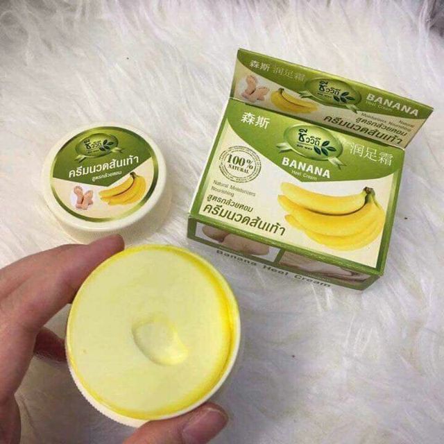 Kem Chuối Trị Nứt Gót Chân Thái Lan The Banana Heel Cream 30G