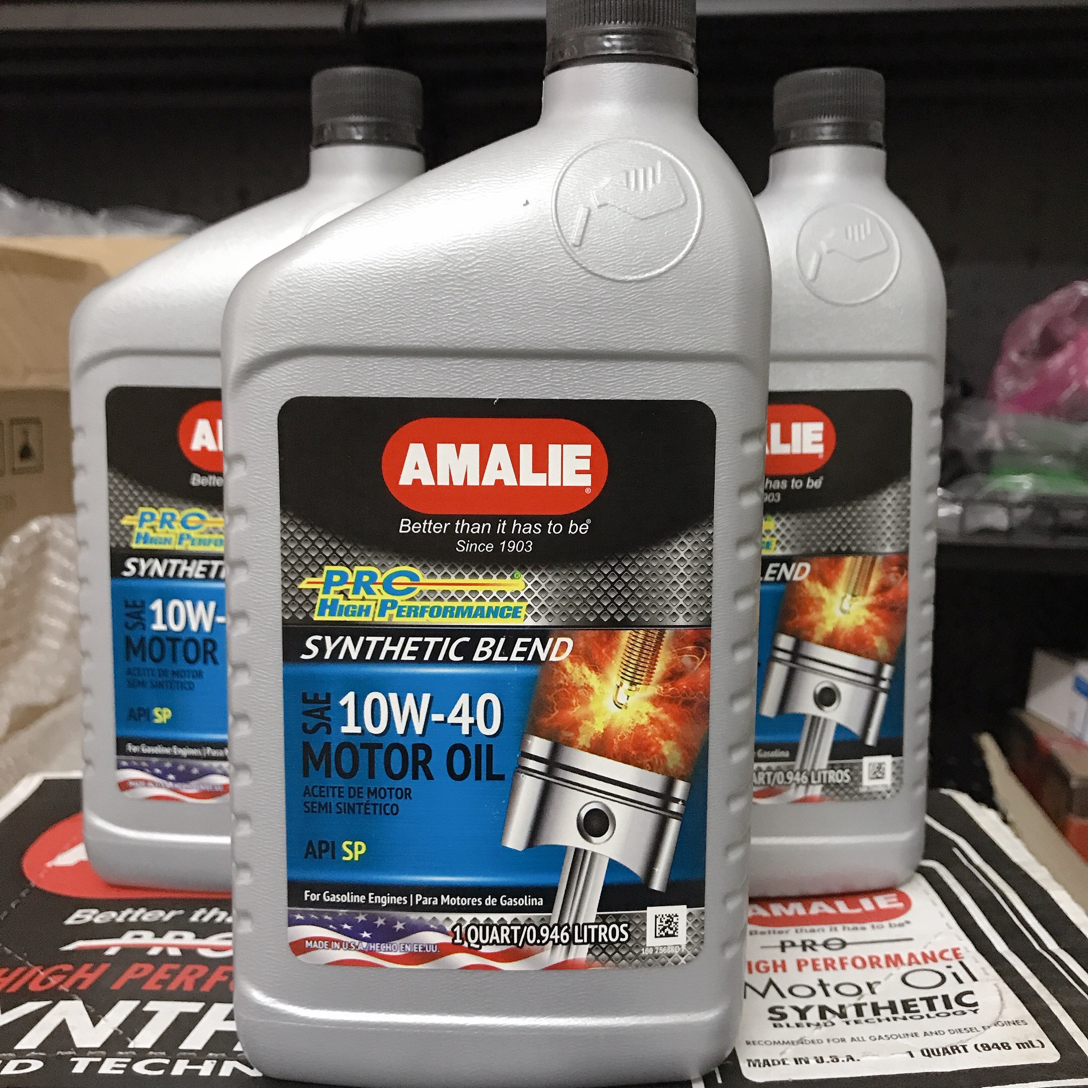 [HCM]Amalie Pro 10W40 API SN - nhớt cao cấp nhập khẩu từ Mỹ