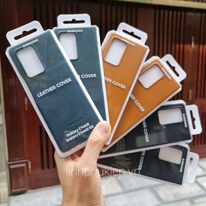 Ốp lưng Leather Cover Galaxy Z Fold 2 chính hãng Samsung