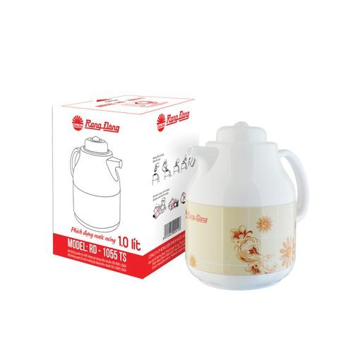Bình trà giữ nhiệt, phích nước nóng rạng đông 1.0L